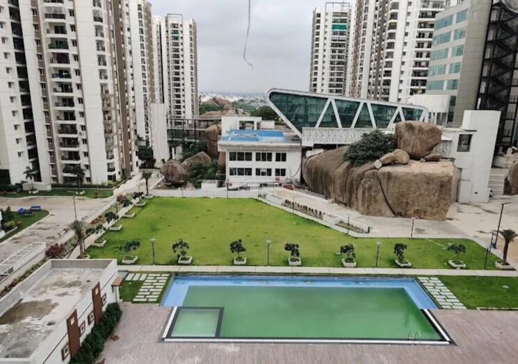 Balcony, cybercity-rainbow-vistas-rock-gardens 2 Bedroom 1250 Sq.Ft. Apartment In Hi Tech City Hyderabad 8826876