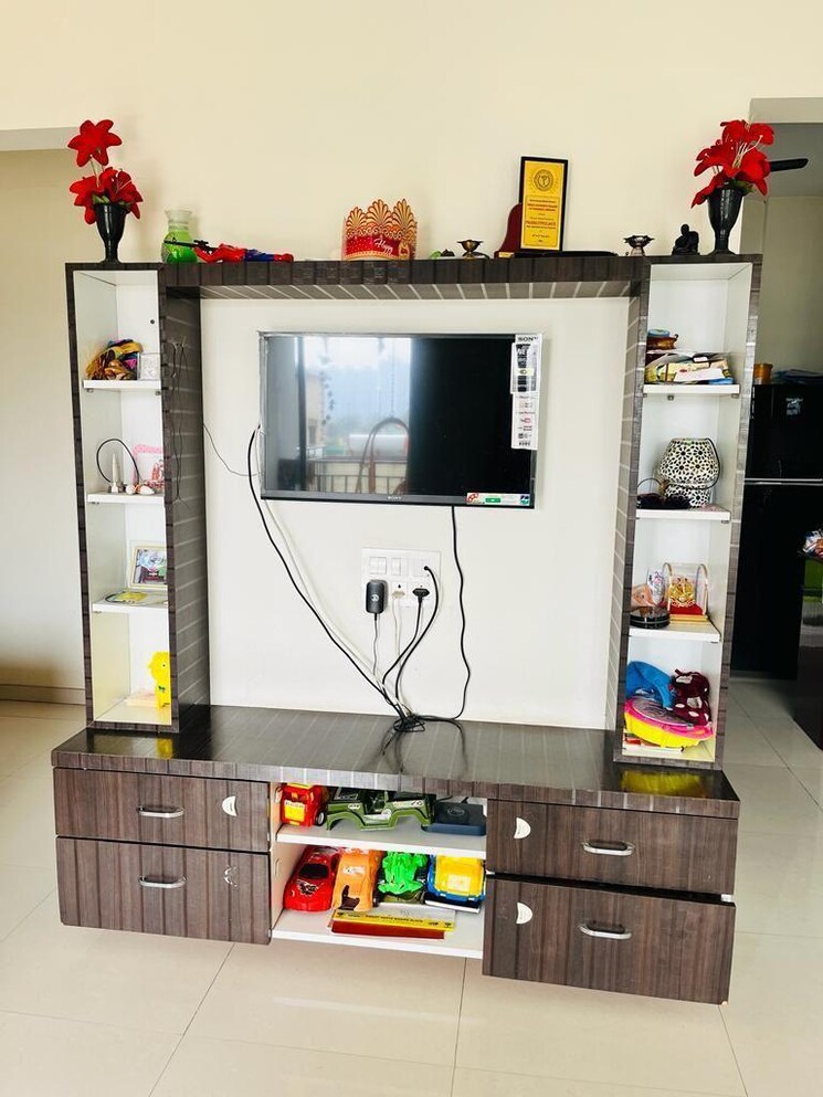 Living Room, saakaar-silvana-apartment 2 Bedroom 622 Sq.Ft. Apartment In Kharadi Pune 8826907