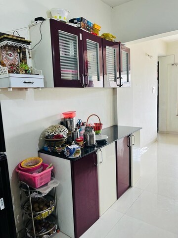 Kitchen in 2 BHK Apartment at Saakaar Silvana Apartment, Kharadi – for Rent