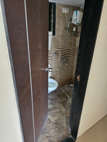 Attached Bathroom in 1 BHK Apartment at Ekta Parks Ville, Virar West – for Rent