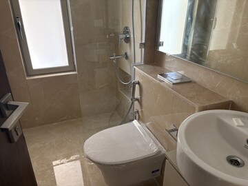 Bathroom in 3 BHK Apartment at Hiranandani Highland, Powai – for Rent