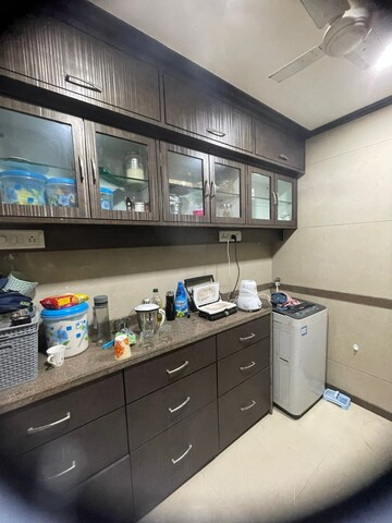 Kitchen in 2 BHK Apartment at Runwal Garden City, Balkum Pada – for Rent