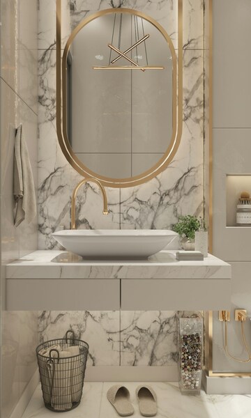 Bathroom in 2 BHK Apartment at Godrej Horizon Wadala, Wadala – for Sale
