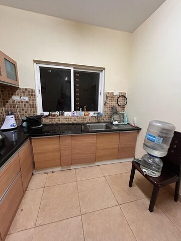 Kitchen in 2.5 BHK Apartment at Godrej Woodsman Estate, Hebbal – for Rent