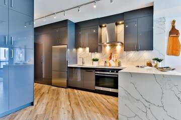 Kitchen in 3 BHK Apartment at Godrej Horizon Wadala, Wadala – for Sale