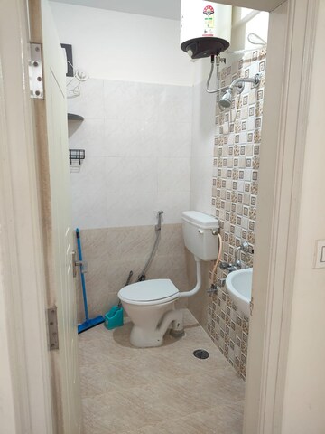 Bathroom in 2 BHK Builder Floor at Prithvi Apartments GM Palya, Gm Palya – for Rent