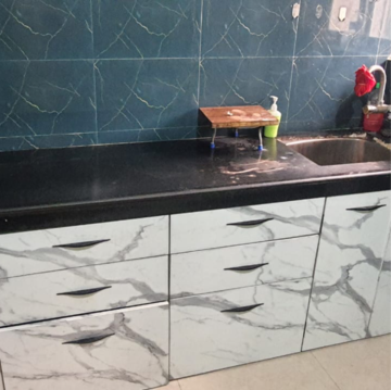 Kitchen in 1 BHK Apartment at Sai Baba Vihar Complex, Kavesar – for Rent