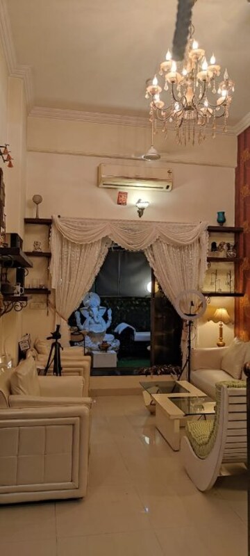 Living Room in 3 BHK Apartment at Silver Arch Spring Co Operative Housing Society Ltd, Andheri West – for Sale