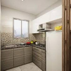 Kitchen in 1.5 BHK Apartment at Sethia Darshan, Pethe Nagar – for Sale