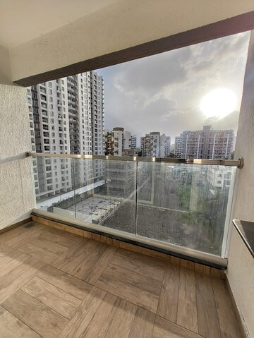 Balcony in 2 BHK Apartment at VJ YashOne Infinitee, Tathawade – for Rent