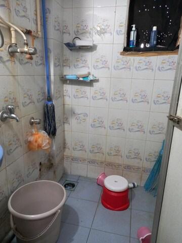 Bathroom in 1 BHK Apartment at Rutu Enclave, Kasarvadavali – for Rent