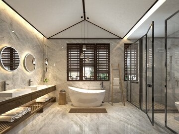 Bathroom in 4 BHK Apartment at Godrej Majesty, Sector 12 Greater Noida – for Sale