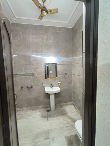Bathroom in 3 BHK Builder Floor at Rajouri Garden – for Rent