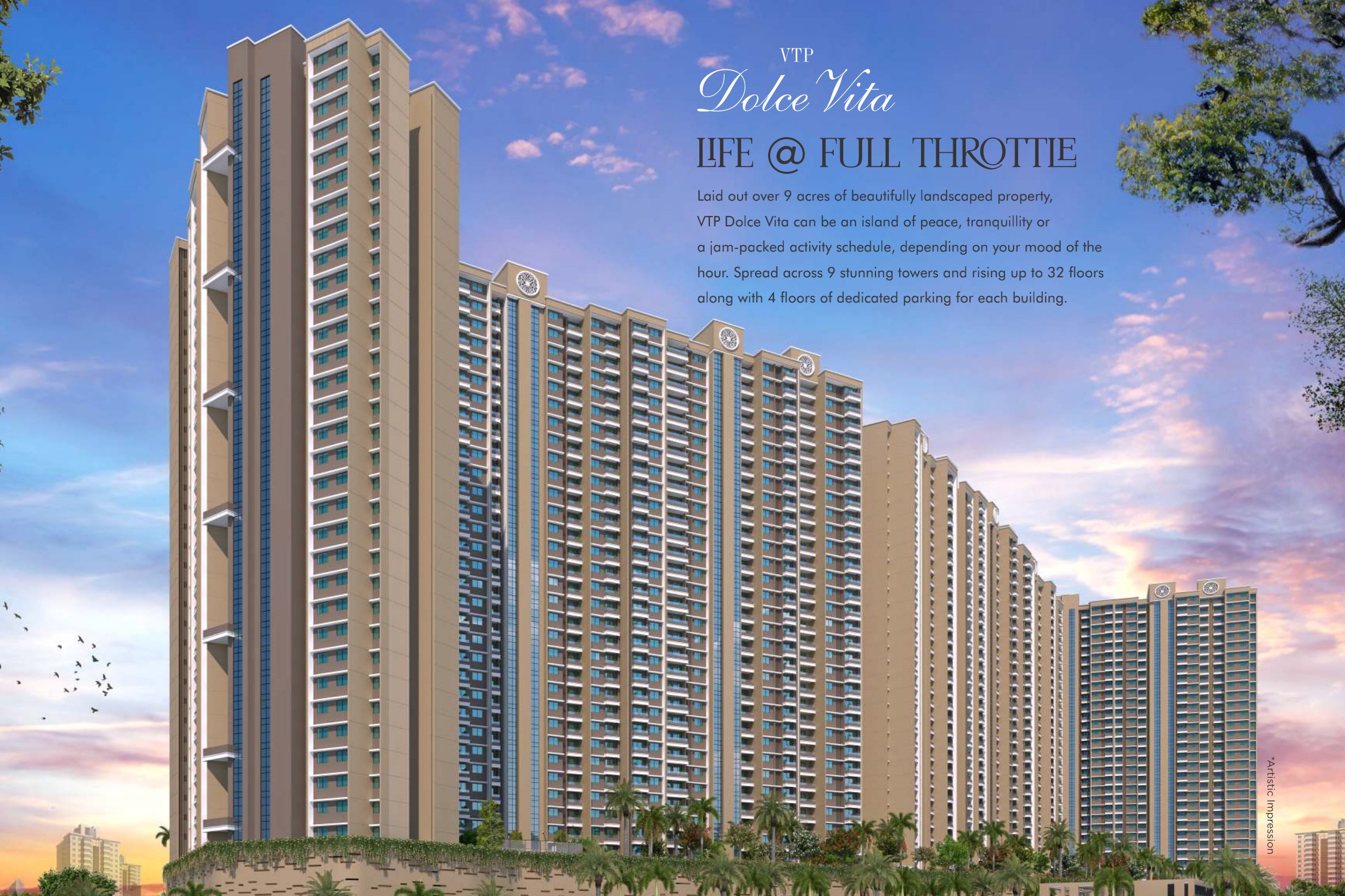 2 BHK Apartment For Sale in VTP Dolce Vita