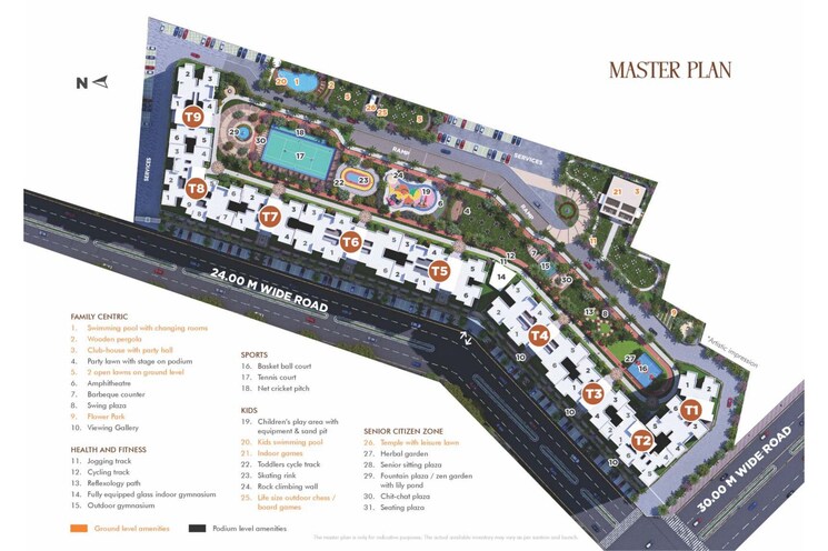 Master Plan, vtp-dolce-vita 2 Bedroom 756 Sq.Ft. Apartment In Kharadi Pune 8827861