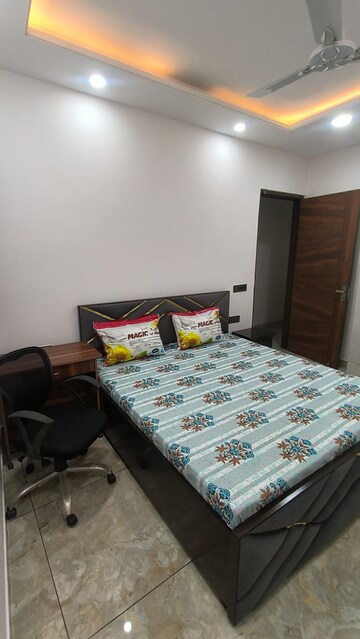 Bedroom in 1 BHK Builder Floor at Subhash Nagar – for Rent