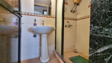 Bathroom in 2 BHK Apartment at La Chapelle Apartment, Malad West – for Rent
