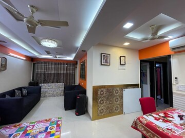 Living Room in 3 BHK Apartment at Mat Cornel Heights, Ic Colony – for Rent