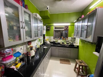 Kitchen in 3 BHK Apartment at Mat Cornel Heights, Ic Colony – for Rent