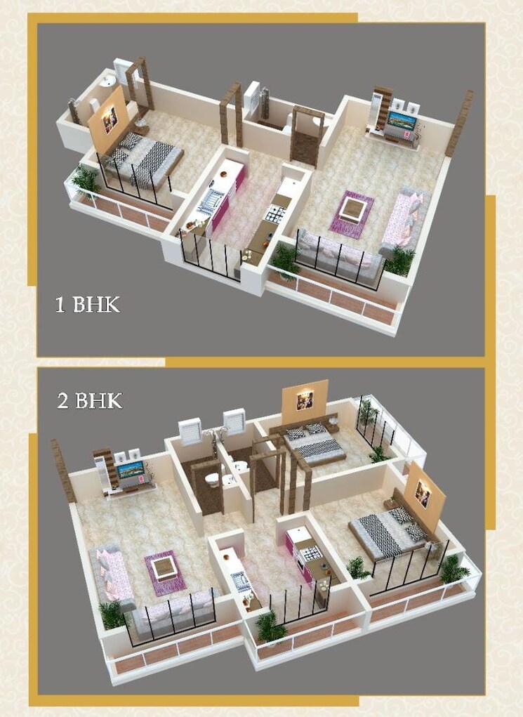 Floor Plan, shahapur 2 Bedroom 699 Sq.Ft. Apartment In Shahapur Thane 8827941