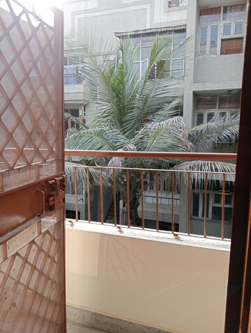 Balcony in 3 BHK Apartment at Lord Mahavira Apartment, Sector 29 – for Rent