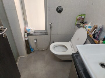 Bathroom in 2 BHK Apartment at Prestige Residency Gardenia, Ghodbunder Road – for Rent