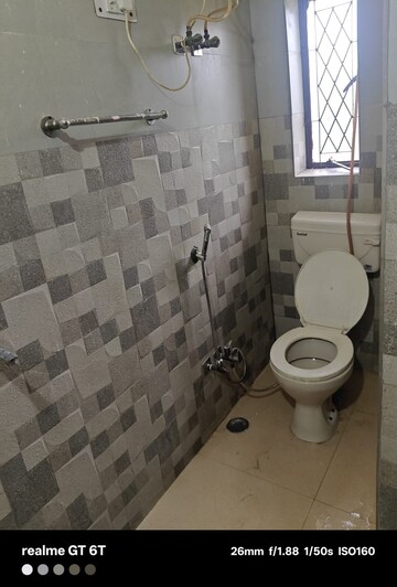 Bathroom in 3 BHK Builder Floor at Kalkaji – for Rent