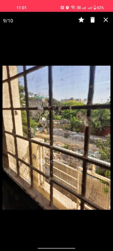 Balcony in 3 BHK Builder Floor at Paryavaran Complex – for Rent