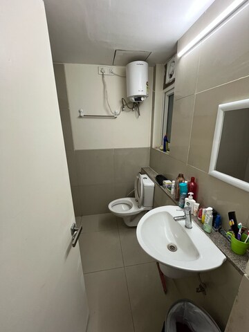 Bathroom in 3 BHK Apartment at Emaar Palm Gardens, Sector 83 – for Rent