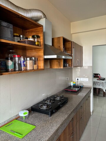 Kitchen in 3 BHK Apartment at Emaar Palm Gardens, Sector 83 – for Rent