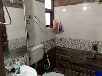 Bathroom in 2 BHK Apartment at Devika Skypers, Raj Nagar Extension – for Sale