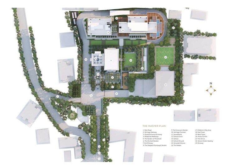 Master Plan, the-aga-hall-estate 2 Bedroom 866 Sq.Ft. Apartment In Mazgaon Mumbai 8828260