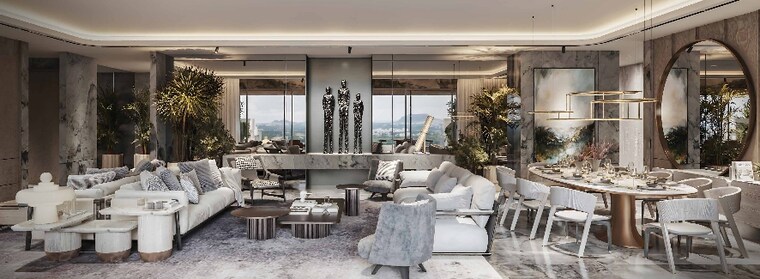 Living Room, abil-castel-royale 3 Bedroom 2786 Sq.Ft. Apartment In Bhosale Nagar Pune 8828562