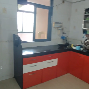 Kitchen in 1 BHK Apartment at Melody Tower CHS, Panvel Sector 15a – for Rent