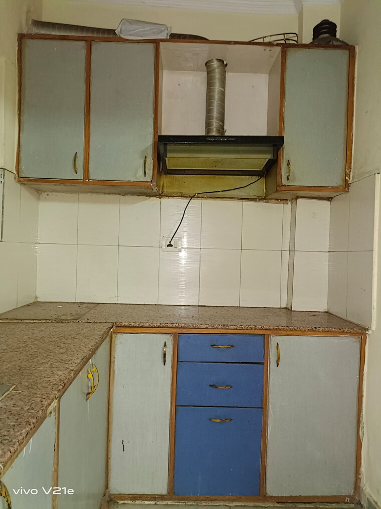 Kitchen, mahavir enclave 1 2 Bedroom 740 Sq.Ft. Builder Floor In Mahavir Enclave 1 Delhi 8828475