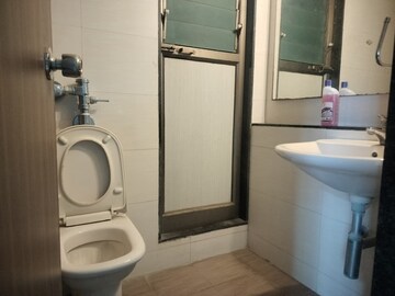 Bathroom in 3 BHK Apartment at Neelkanth Greens, Manpada – for Rent