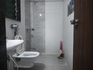 Bathroom in 3 BHK Apartment at Neelkanth Greens, Manpada – for Rent