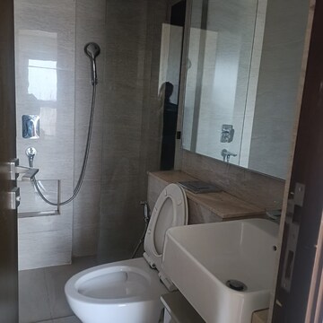 Bathroom in 1 BHK Apartment at Hiranandani Regent Hill, Powai – for Rent