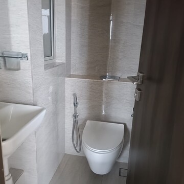 Bathroom in 1 BHK Apartment at Hiranandani Regent Hill, Powai – for Rent