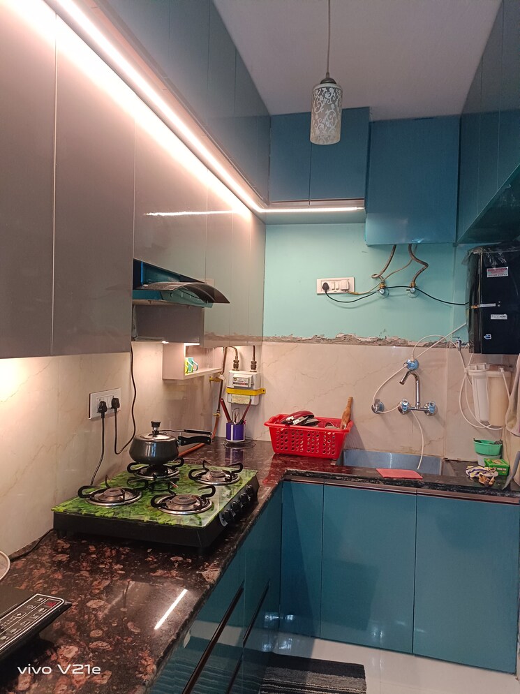 Kitchen, mahavir enclave 1 2 Bedroom 750 Sq.Ft. Builder Floor In Mahavir Enclave 1 Delhi 8828522