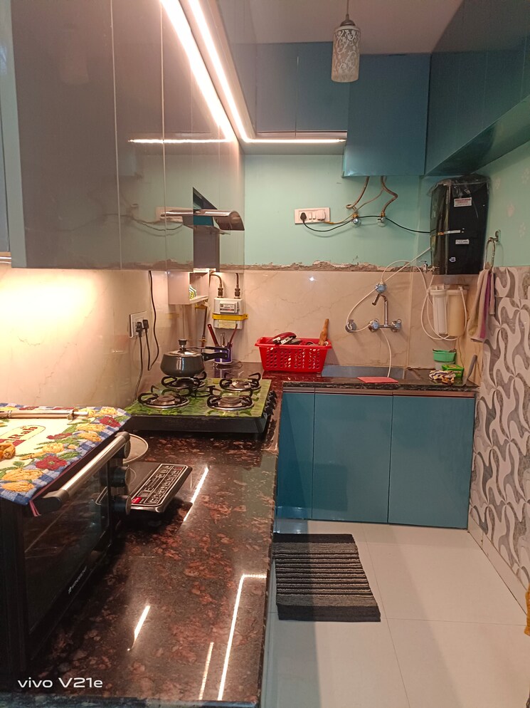 Kitchen, mahavir enclave 1 2 Bedroom 750 Sq.Ft. Builder Floor In Mahavir Enclave 1 Delhi 8828522