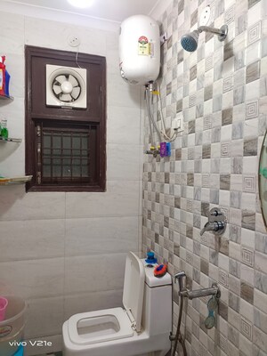 Bathroom in 2 BHK Builder Floor at Mahavir Enclave 1 – for Sale