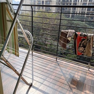 Balcony in 3 BHK Apartment at Nahar Camellia Apartment, Chandivali – for Sale