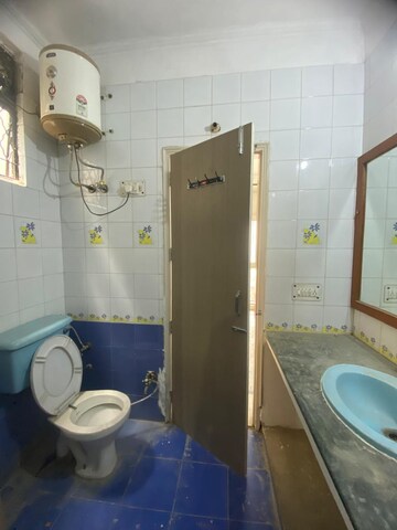 Bathroom in 2 BHK Builder Floor at Khirki Extension – for Rent