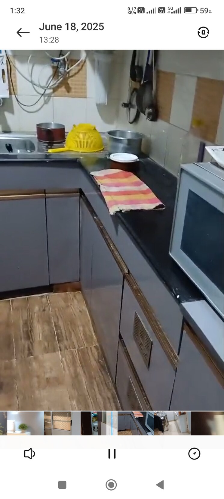 Kitchen, ashiana-palm-court 3 Bedroom 1275 Sq.Ft. Apartment In Raj Nagar Extension Ghaziabad 8828615