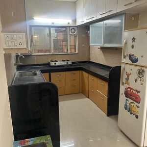 Kitchen in 3 BHK Apartment at G K Dwarka Queens Park, Roseland Residency – for Rent