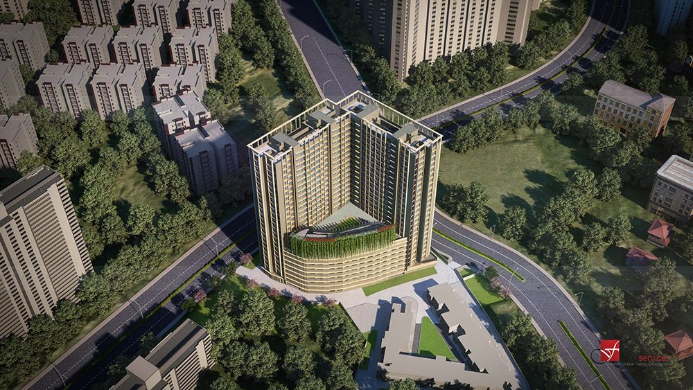 2.5 BHK + Pooja Room Apartment For Sale in Dosti Oro 67