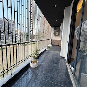 Balcony in 4 BHK Builder Floor at Sushant Lok 2, Sector 56 – for Sale