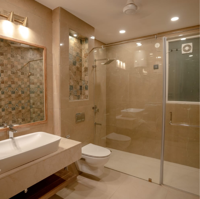 Bathroom, sushant-lok-2 4 Bedroom 500 Sq.Yd. Builder Floor In Sector 56 Gurgaon 8828720
