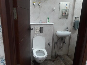 Bathroom in 3 BHK Apartment at Maitri Apartments, Rohini Sector 9 – for Rent
